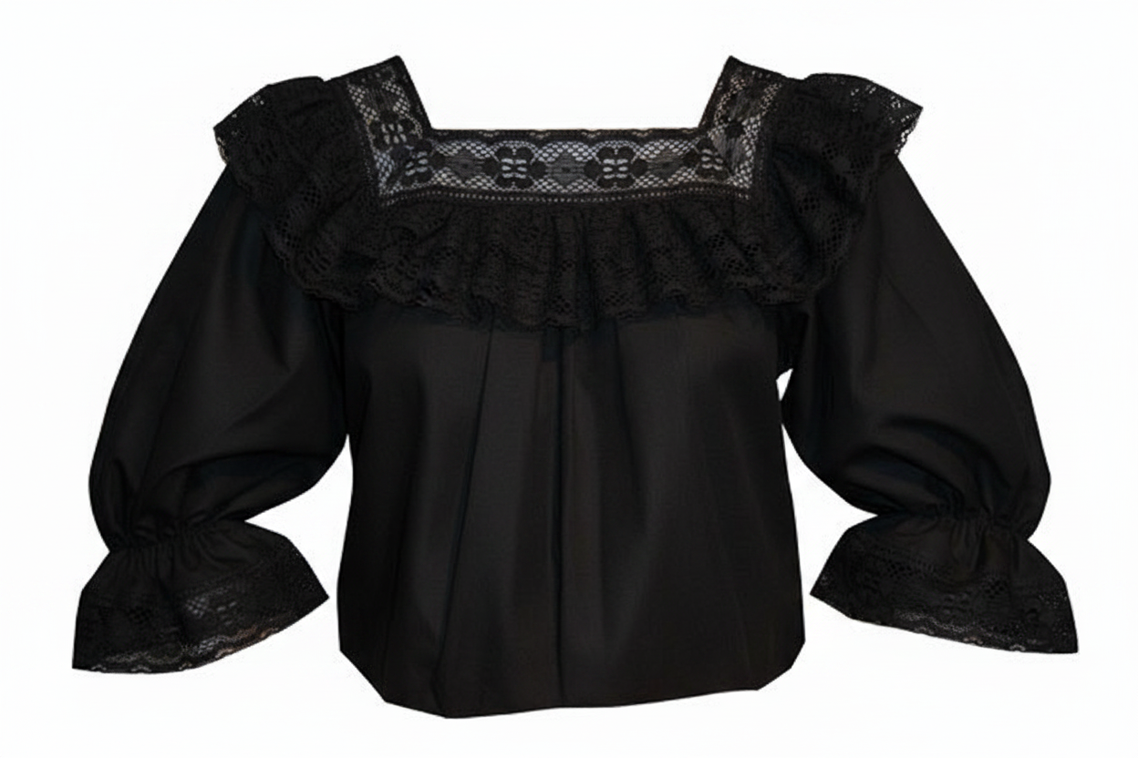 3/4 Sleeve Fiesta Lace Blouse