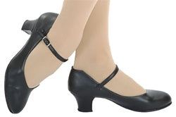 Leather Character Shoe-BLACK