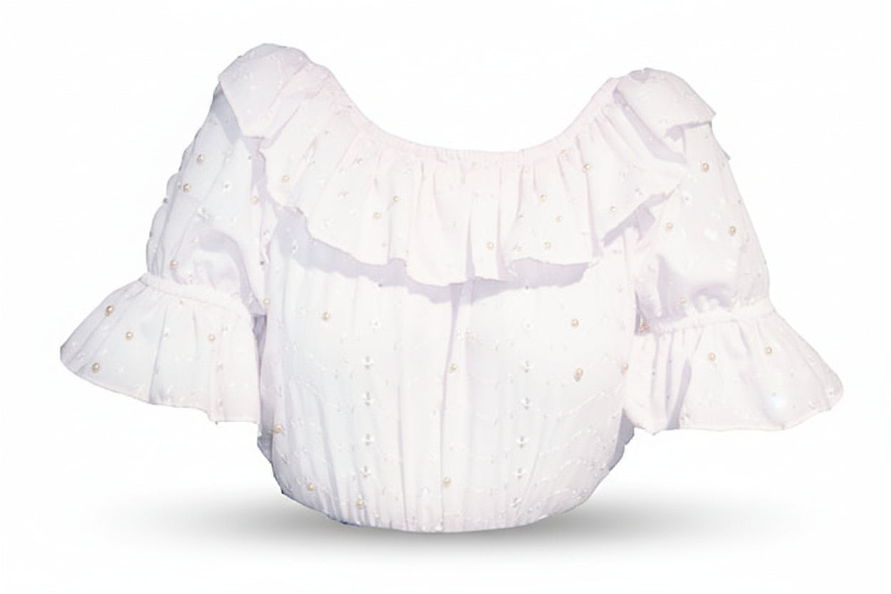 EYELET BLOUSE