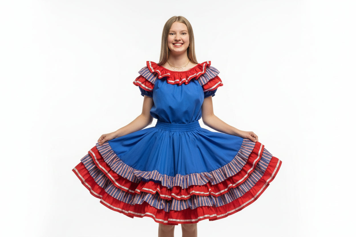 Patriotic Royal Ruffle Set