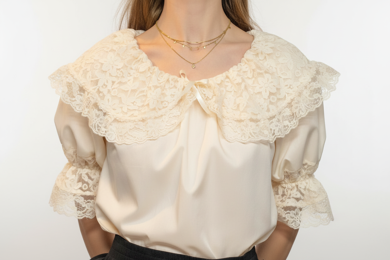 Shawl Collar Blouse