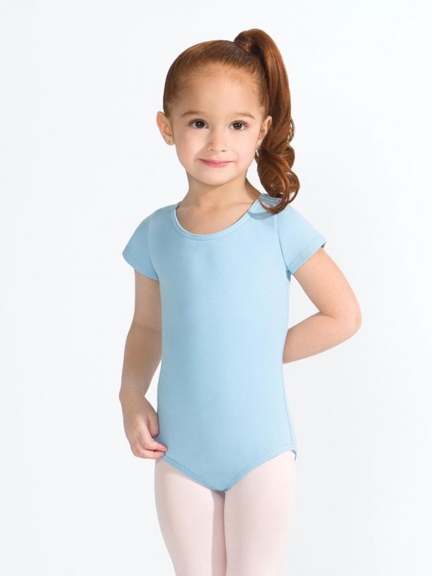 Short Sleeve Cotton Leotard (Child)
