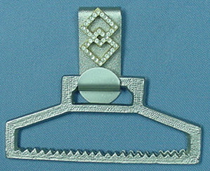 RHINESTONE SQUARE TOWEL HOLDER