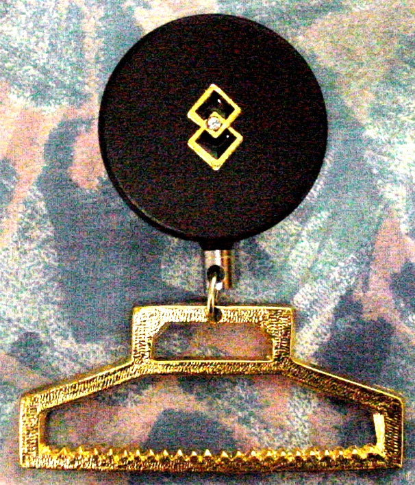 ENAMEL TOWEL HOLDER
