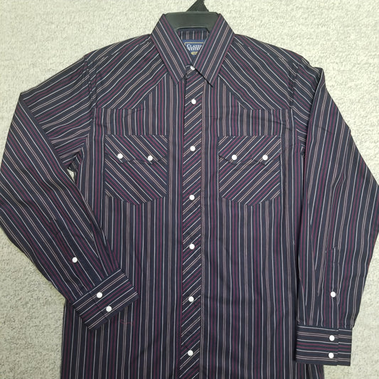 Classic Western striped shirt