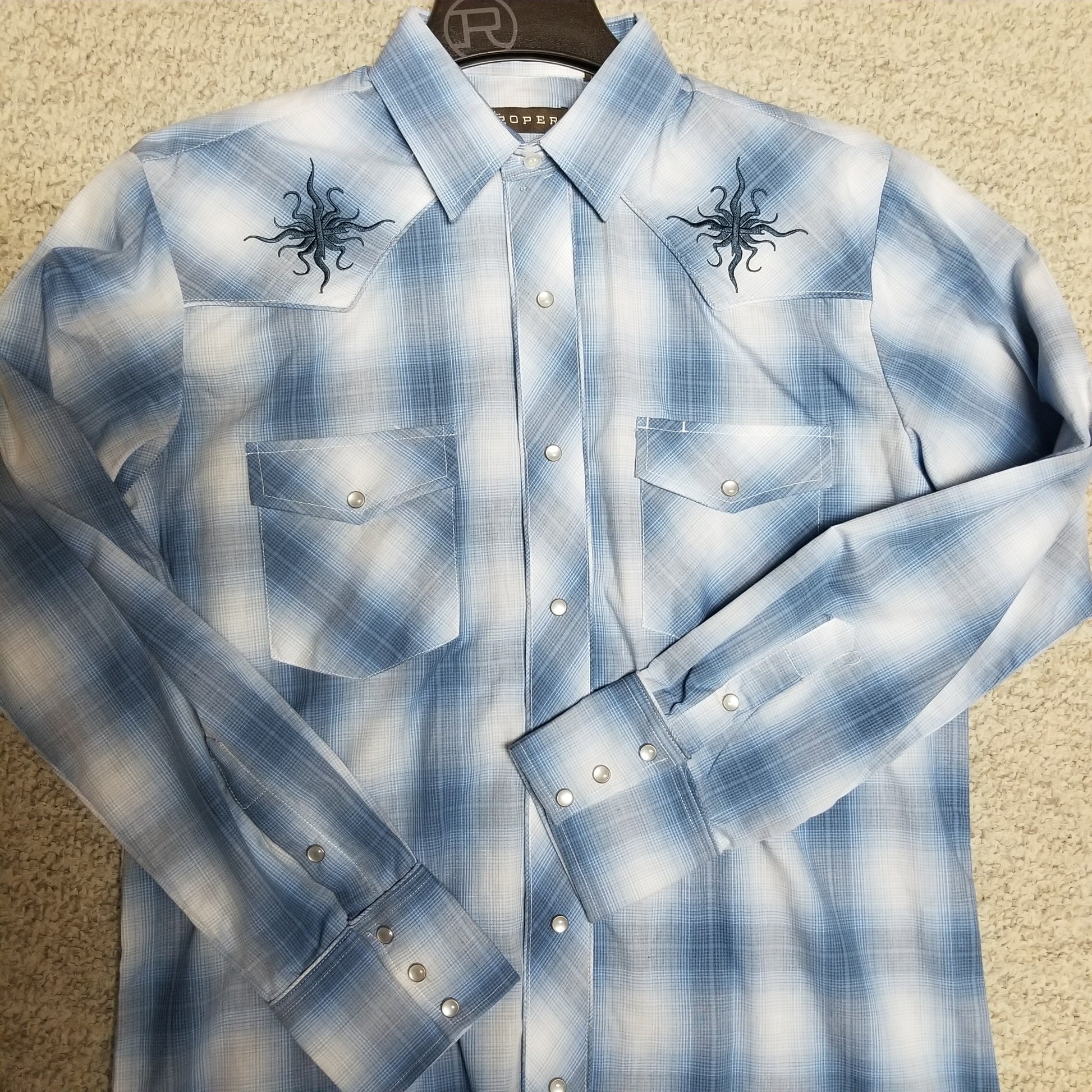Blue Plaid Roper