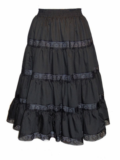 PRAIRIE SKIRT WITH FIESTA LACE