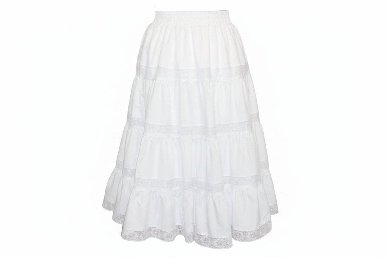 PRAIRIE SKIRT WITH FIESTA LACE