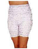 Silver Metallic Mid-Thigh Pettipants