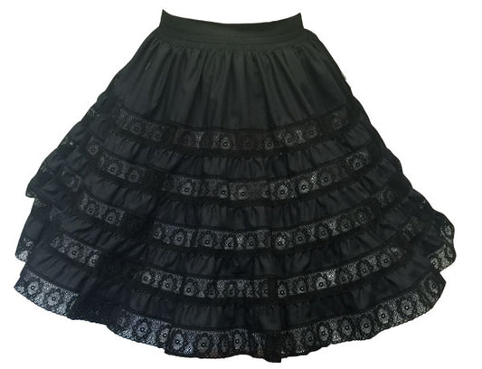6 TIER LACE SKIRT