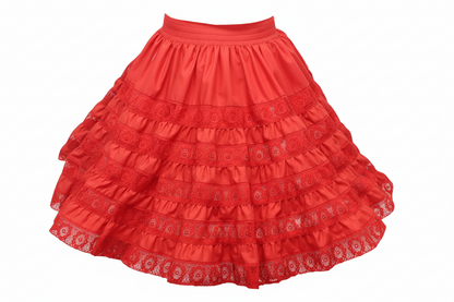 6 TIER LACE SKIRT