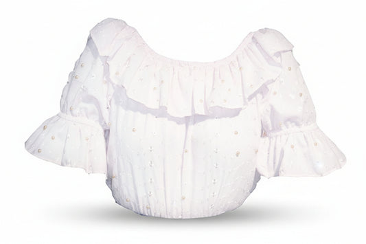 EYELET BLOUSE