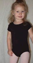 Short Sleeve Cotton Leotard (Child)