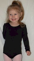 Long Sleeved Cotton Leotard (Child)