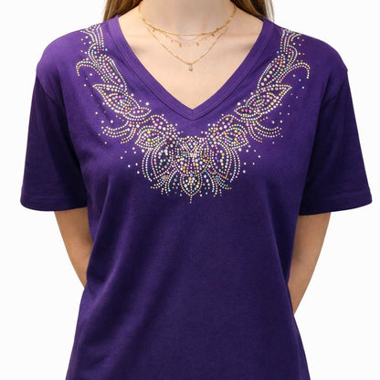 PAISLEY RHINESTONE TOP