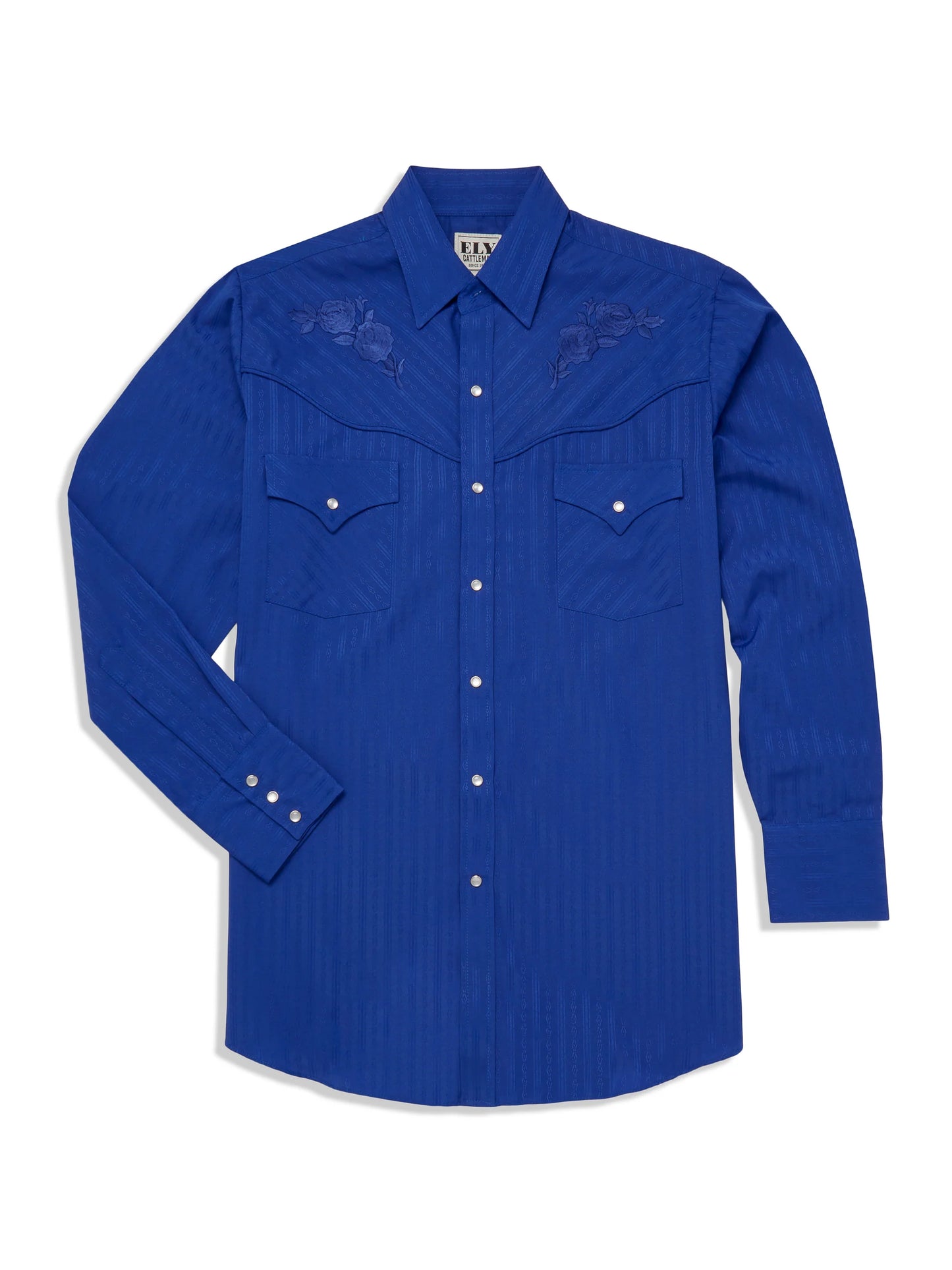 Tone on Tone Shirt with Embroidery