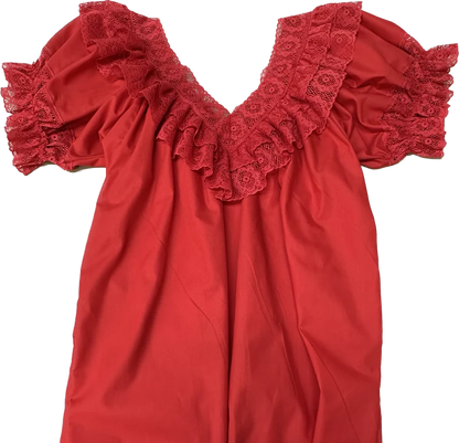 V-Neck Fiesta Lace Blouse