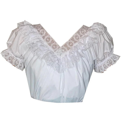 V-Neck Fiesta Lace Blouse