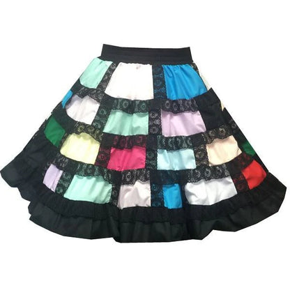 Fiesta Cancun Patchwork Skirt