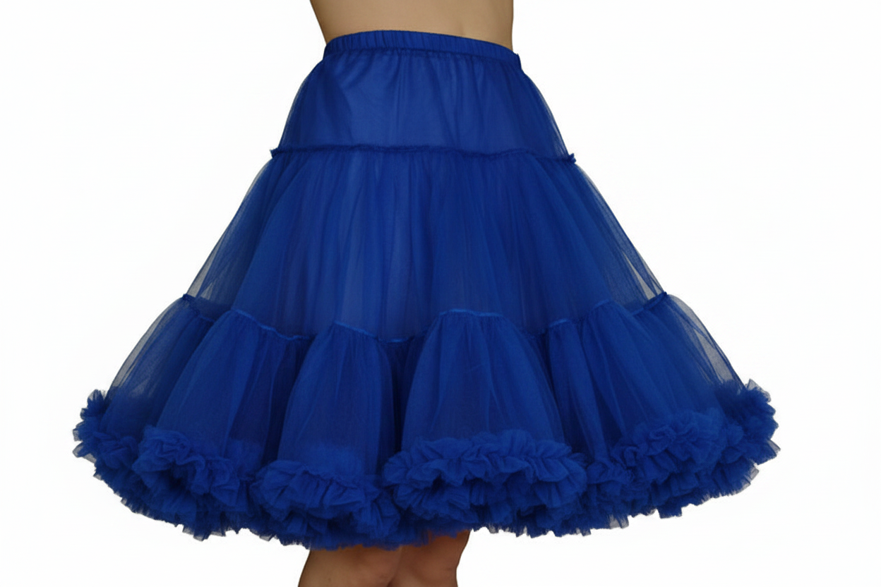 Chiffon Petticoat with Fluff Ruffle