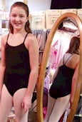 Camisole Leotard with V-Strap Back Cotton