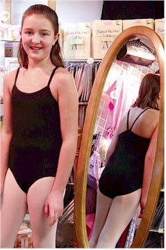 Camisole Leotard with V-Strap Back Cotton