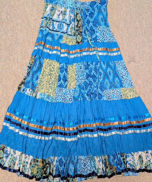 TURQUOISE PRAIRIE SKIRT