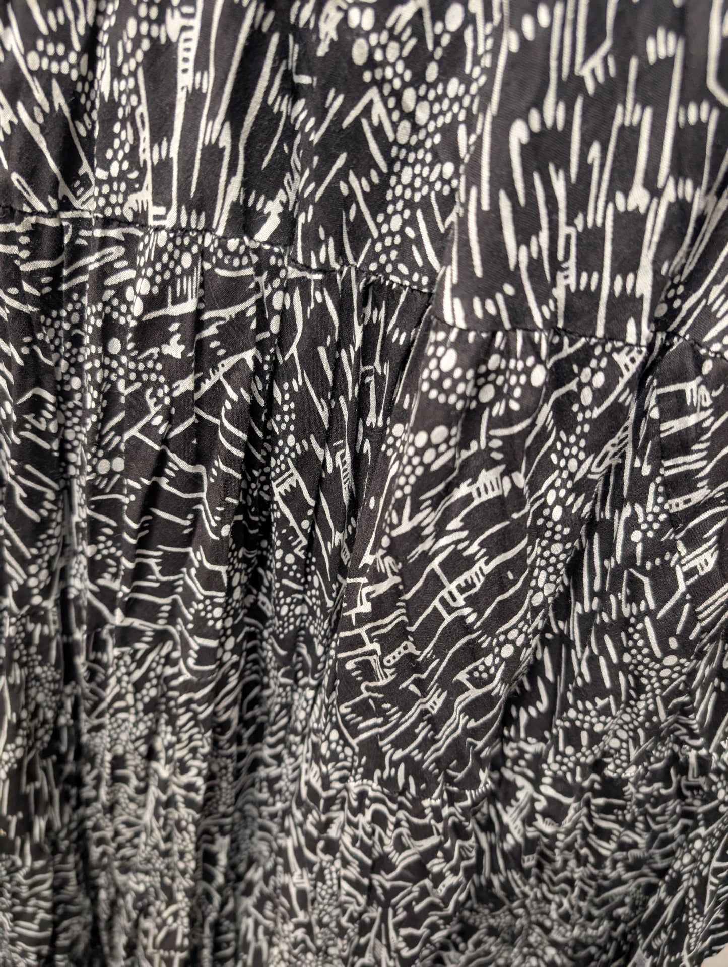 PRINTED PRAIRIE SKIRT