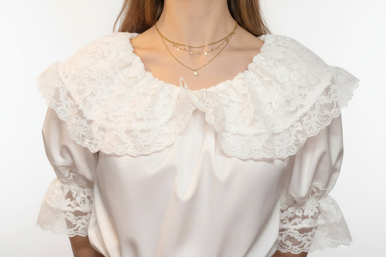 Shawl Collar Blouse