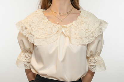 Shawl Collar Blouse