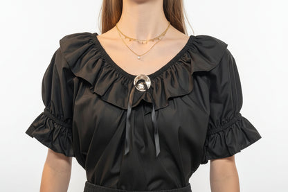 Concho Peasant Blouse