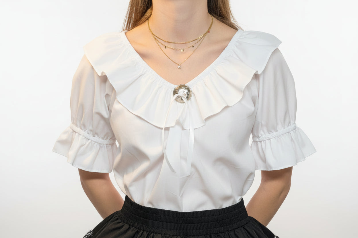 Concho Peasant Blouse