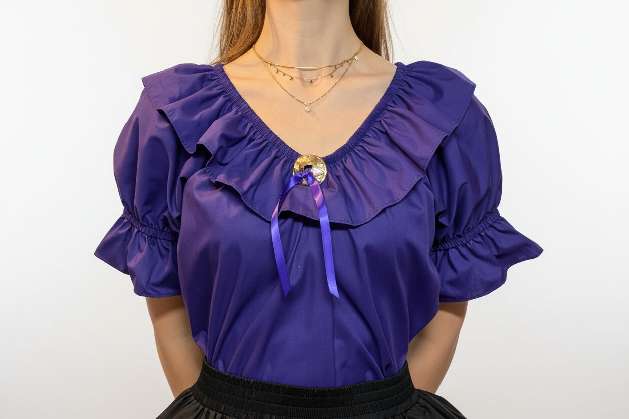 Concho Peasant Blouse
