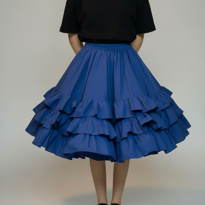 3 RUFFLE SKIRT