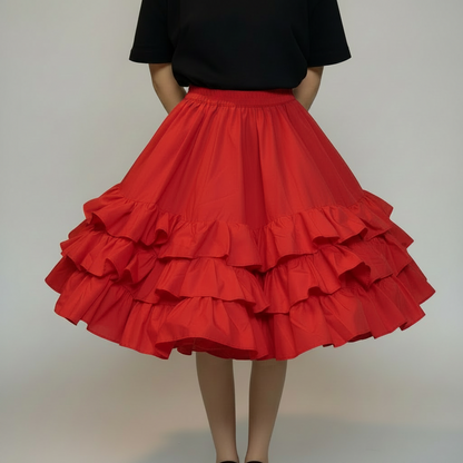 3 RUFFLE SKIRT