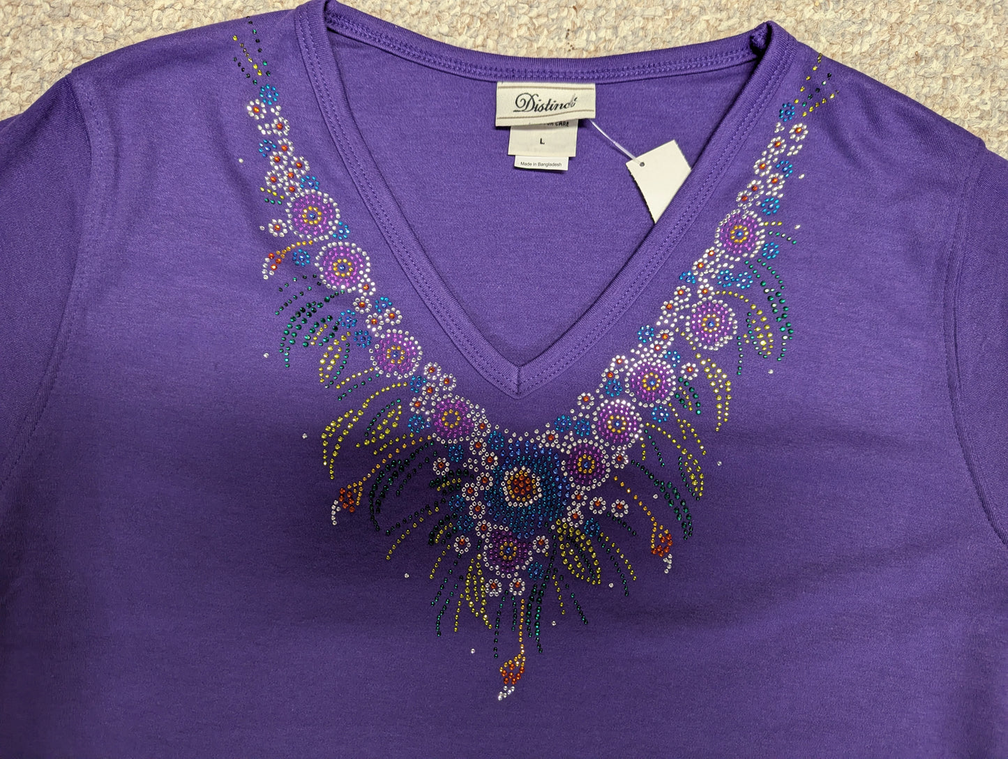 V-NECK FLORAL TOP