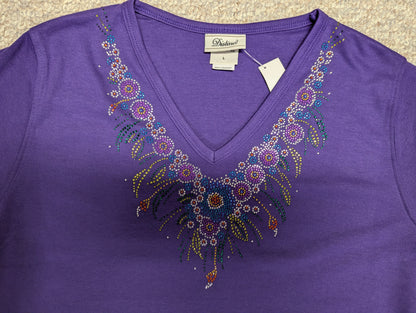 V-NECK FLORAL TOP