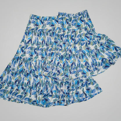 PEACOCK SEQUIN PRAIRIE SKIRT