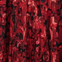 RED SWIRL SHORTER LENGTH