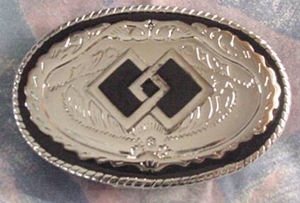 DOUBLE SQUARE BELT BUCKLE