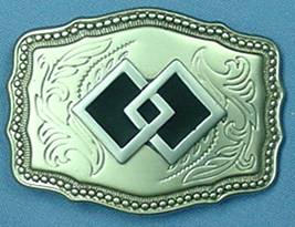 DOUBLE SQUARE BELT BUCKLE