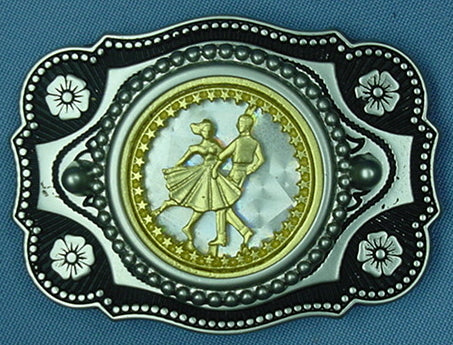 GOLD DANCER BELT BUCKLE BW229-1