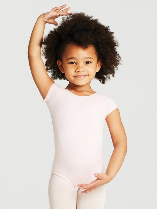 Short Sleeve Cotton Leotard (Child)