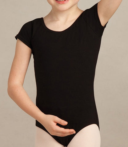 Short Sleeve Cotton Leotard (Child)