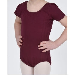 Short Sleeve Cotton Leotard (Child)