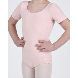 Short Sleeve Cotton Leotard (Child)