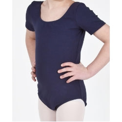 Short Sleeve Cotton Leotard (Child)