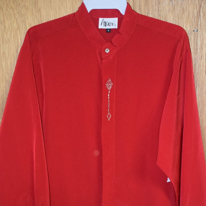 MEN'S RHINESTONE DRESS SHIRT