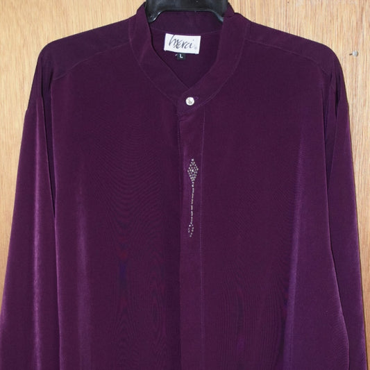 MEN'S RHINESTONE DRESS SHIRT