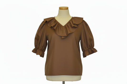 Swirl-Ruffle-Blouse